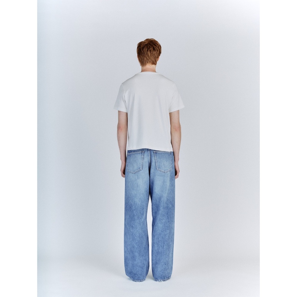 Vuja dè | Men’s JAKE MICROFIBER COTTON T-SHIRT IN WHITE ~ Made in Japan Small